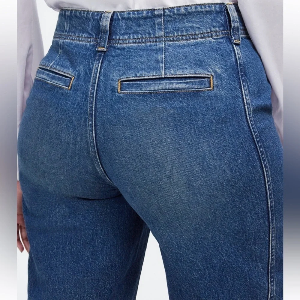 Madewell High-Waist Jeans Tapered Denim Trousers nwt 29 barrel style